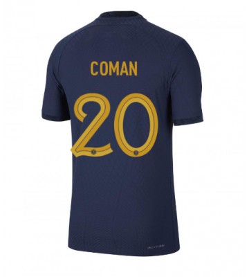 Francja Kingsley Coman #20 Koszulka Podstawowych MŚ 2022 Krótki Rękaw